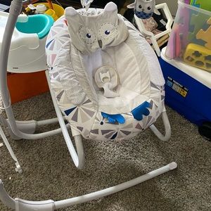 Owl 2-in-1 Smart Connected Deluxe Cradle 'N Swing